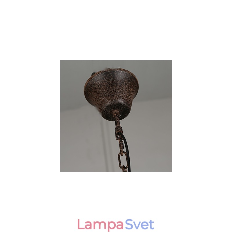 Vintage kovový luster