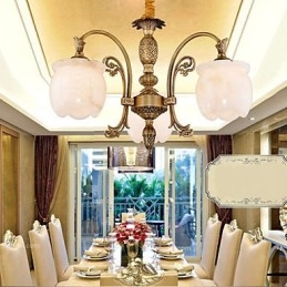 Americká lampa Copper Marble Lamp