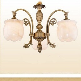 Americká lampa Copper Marble Lamp