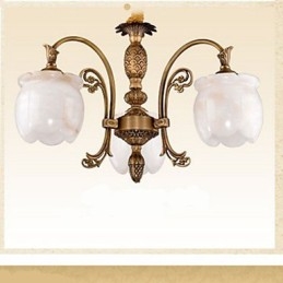 Americká lampa Copper Marble Lamp