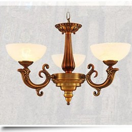Mramorová lampa v čínskom štýle Luster Full Copper lampa Luster