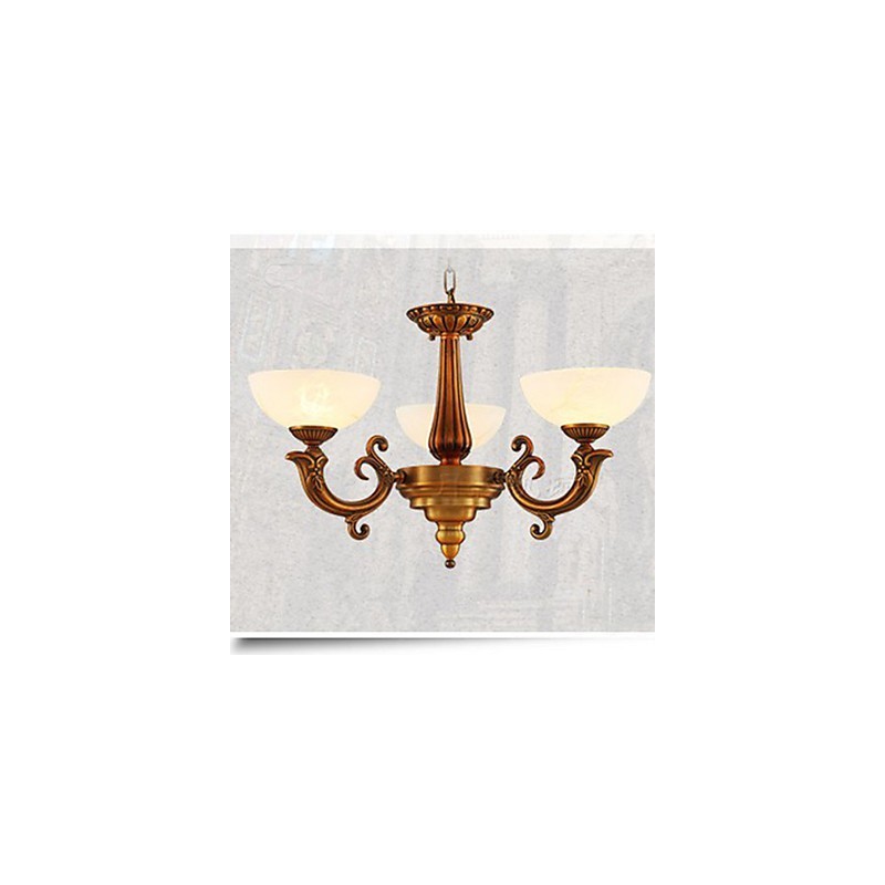 Mramorová lampa v čínskom štýle Luster Full Copper lampa Luster
