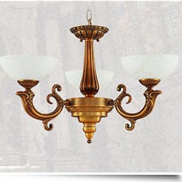 Mramorová lampa v čínskom štýle Luster Full Copper lampa Luster