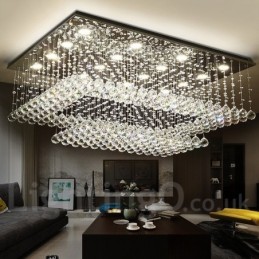 Moderné krištáľové stropné závesné svietidlá pre vnútorné lusterové svietidlá