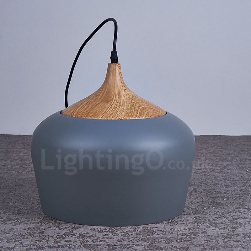 1 Svetlá moderná súčasná závesná lampa s bielym červeným modrým odtieňom