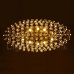 10 svetiel Moderné krištáľové stropné závesné svietidlo K9 Vnútorný luster Svietidlá Svietidlá