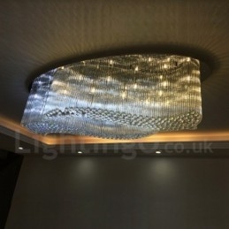 Moderné krištáľové stropné závesné svietidlo K9 v interiéri lustrových svietidiel