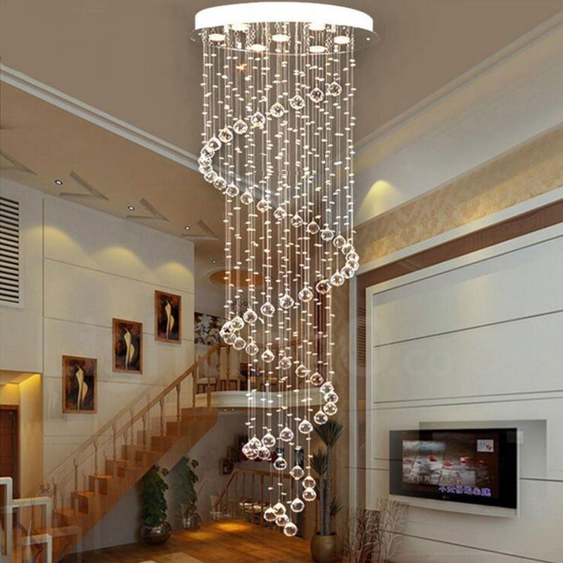 7 svetiel Moderné K9 Crystal stropné závesné svetlo Vnútorný luster Svietidlá Svietidlá