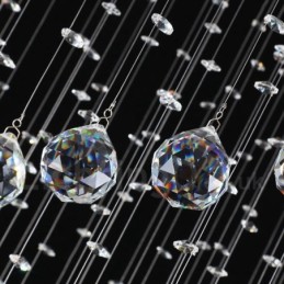 7 svetiel Moderné K9 Crystal stropné závesné svetlo Vnútorný luster Svietidlá Svietidlá