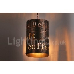 1 Light Retro Vintage Pendant Light Cafe House Závesná lampa