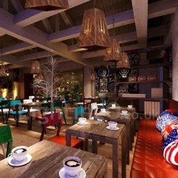 1 Light Retro Vintage Pendant Light Cafe House Závesná lampa