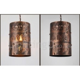 1 Light Retro Vintage Pendant Light Cafe House Závesná lampa