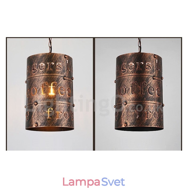 1 Light Retro Vintage Pendant Light Cafe House Závesná lampa