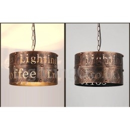 1 Light Retro Vintage Pendant Light Cafe House Závesná lampa
