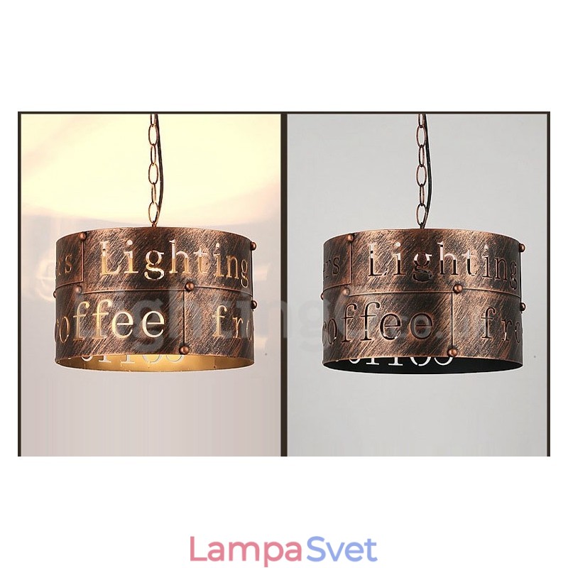 1 Light Retro Vintage Pendant Light Cafe House Závesná lampa