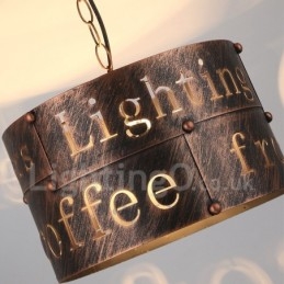 1 Light Retro Vintage Pendant Light Cafe House Závesná lampa