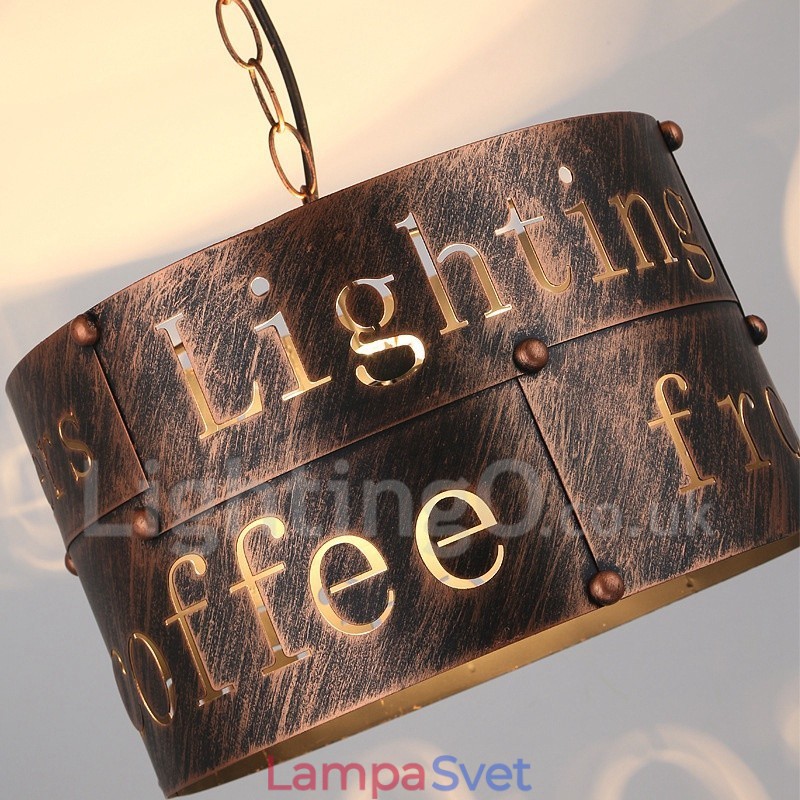 1 Light Retro Vintage Pendant Light Cafe House Závesná lampa