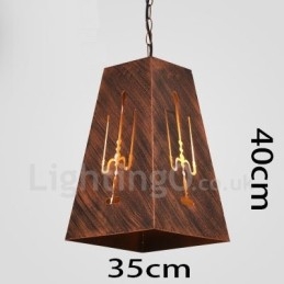 1 Light Retro Vintage Pendant Light Cafe House Závesná lampa