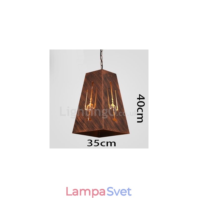 1 Light Retro Vintage Pendant Light Cafe House Závesná lampa