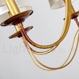 12 Ľahký rustikálny stredomorský moderný moderný luster v štýle sviečky