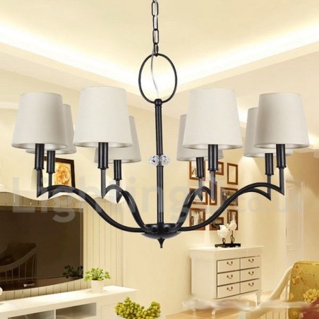 8 Ľahký moderný luster v štýle sviečky 8 Ľahký moderný luster v štýle sviečky