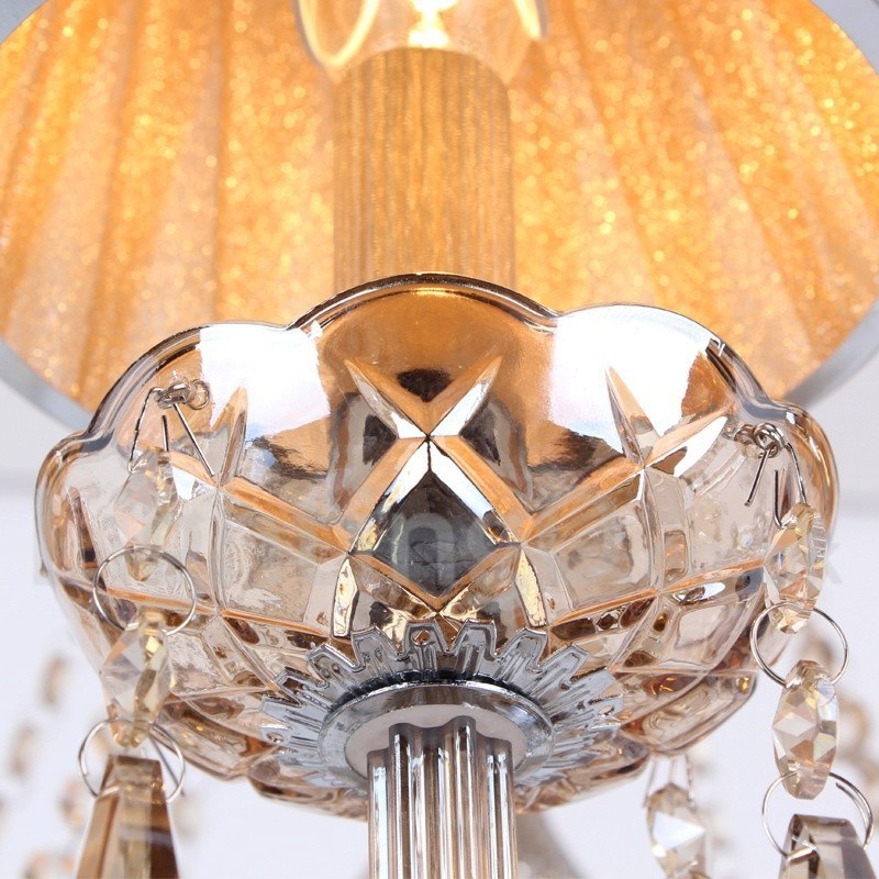 8 Light K9 Crystal Candle Style Luster