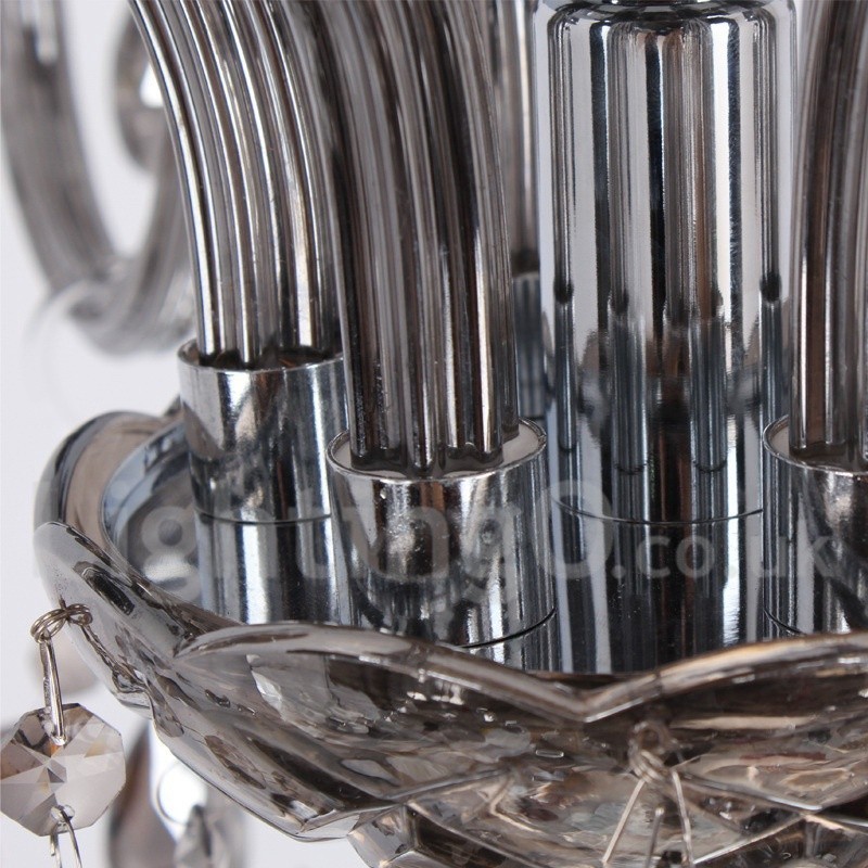 8 Light K9 Crystal Candle Style Luster