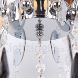 8 Light Contemporary K9 Crystal Candle Style Luster