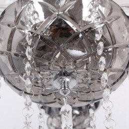 8 Light K9 Crystal Candle Style Luster