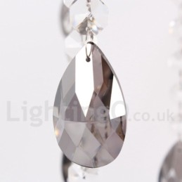 8 Light K9 Crystal Candle Style Luster