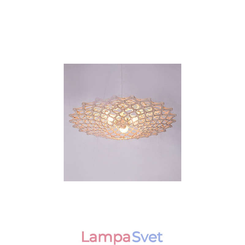 Vintage drevený luster