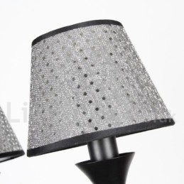 8 Ľahký rustikálny moderný moderný retro čierny luster v štýle sviečky