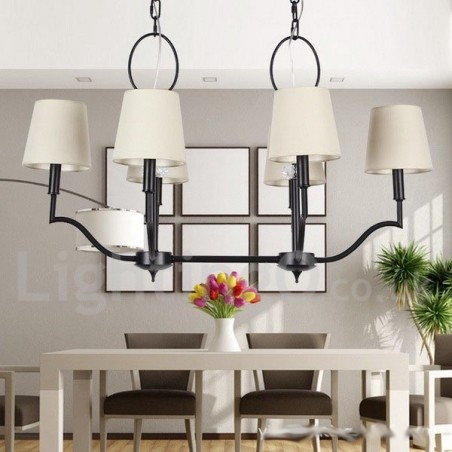 6 Ľahký moderný luster v štýle sviečky 6 Ľahký moderný luster v štýle sviečky