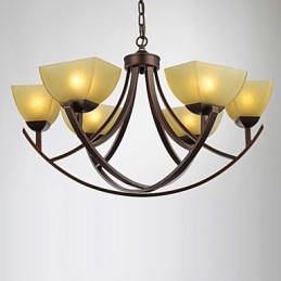 Luster 6 Lights Traditional Classic Vintage Metal