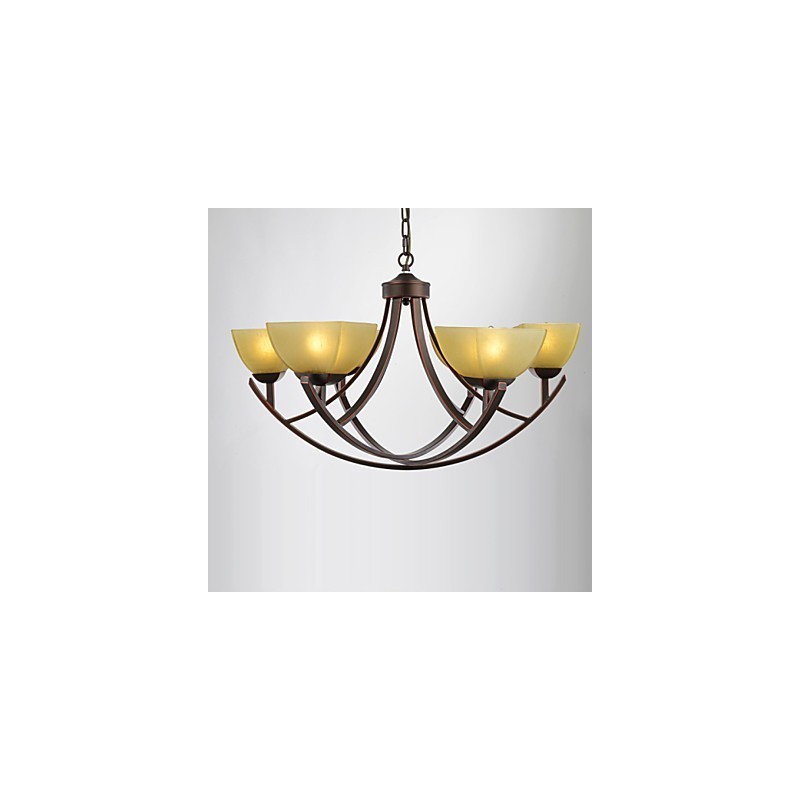 Luster 6 Lights Traditional Classic Vintage Metal