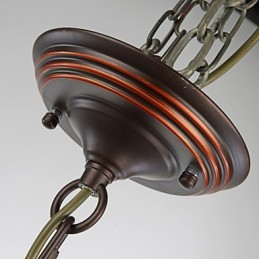 Luster 6 Lights Traditional Classic Vintage Metal
