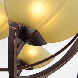 Luster 6 Lights Traditional Classic Vintage Metal