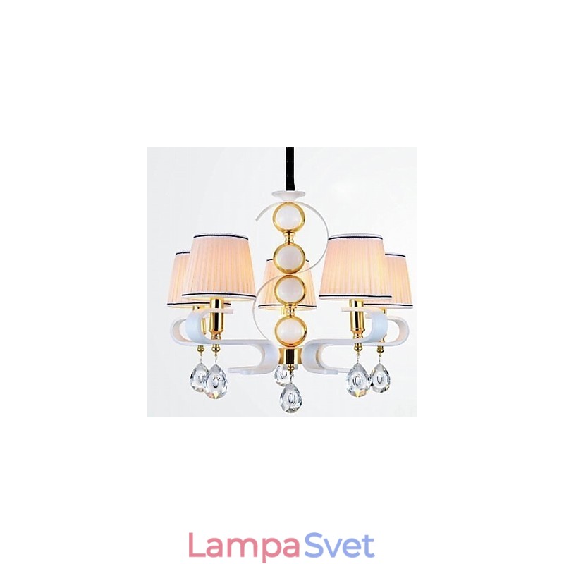 Látkový luster 5 Ľahká moderná minimalistická vysokokvalitná lampa