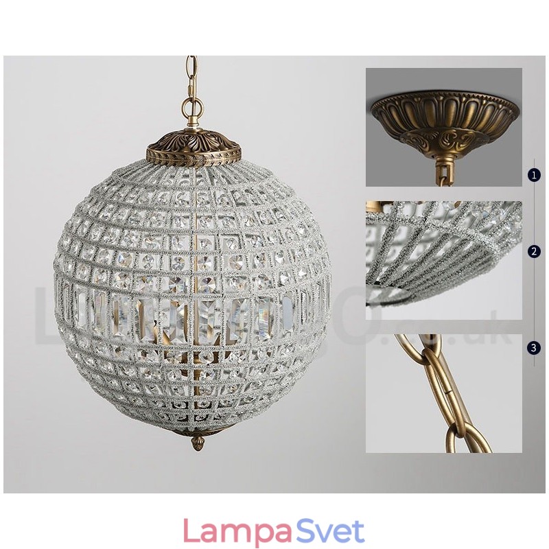 Globe Modern K9 Crystal Stropné závesné svetlo Vnútorný luster Bubon Osvetlenie Svietidlá