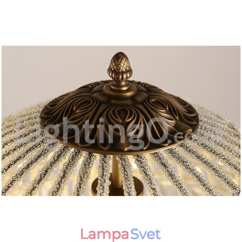 Globe Modern K9 Crystal Stropné závesné svetlo Vnútorný luster Bubon Osvetlenie Svietidlá