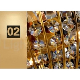 Globe Modern K9 Crystal Stropné závesné svetlo Vnútorné lustrové svietidlá Svietidlá