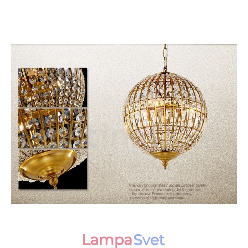 Globe Modern K9 Crystal Stropné závesné svetlo Vnútorné lustrové svietidlá Svietidlá