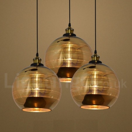 Závesná kaviarenská lampa zo skla Európska sklenená Závesná kaviarenská lampa zo skla Európska sklenená
