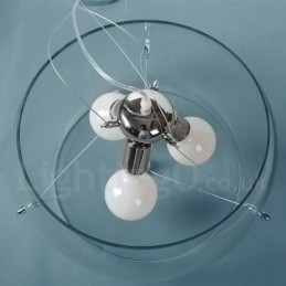3 Light Moderné súčasné sklenené závesné svietidlo