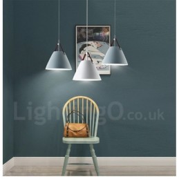 1 Svetlá závesná lampa v severskom štýle Vintage