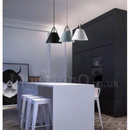 1 Svetlá závesná lampa v severskom štýle Vintage