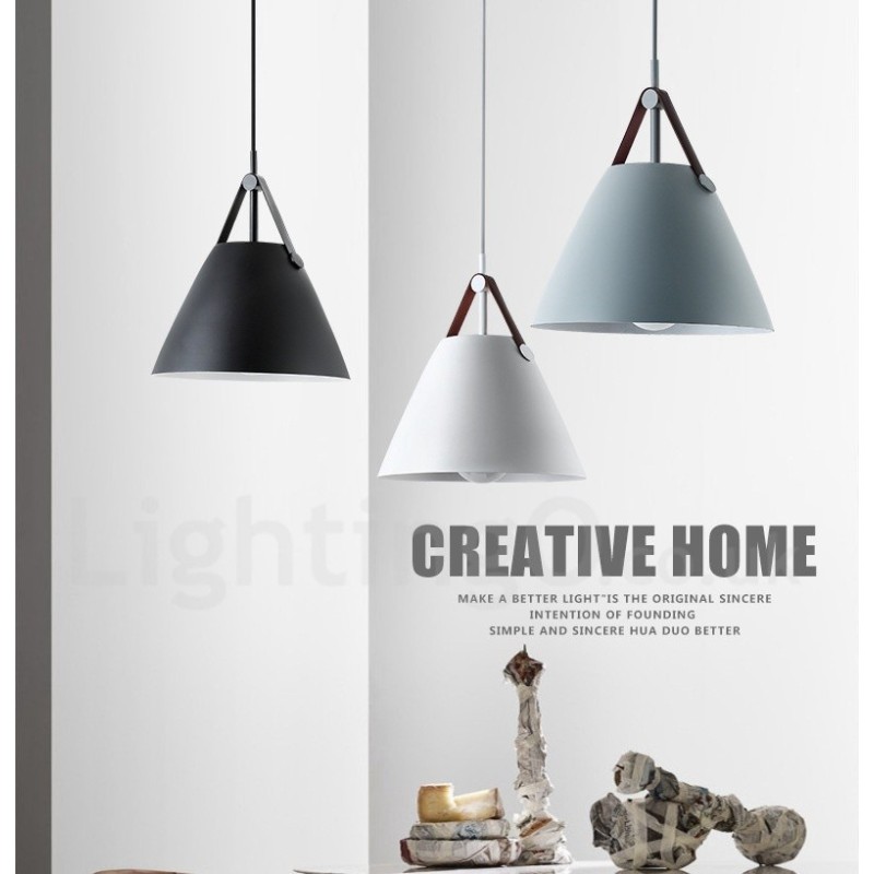 1 Svetlá závesná lampa v severskom štýle Vintage