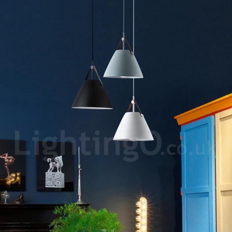 1 Svetlá závesná lampa v severskom štýle Vintage
