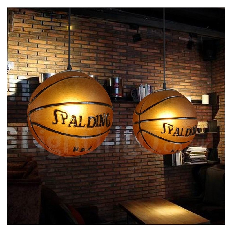 1 Light Vintage Moderné Súčasné Basketbalové tienidlo Závesné svetlo