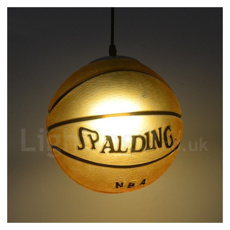 1 Light Vintage Moderné Súčasné Basketbalové tienidlo Závesné svetlo